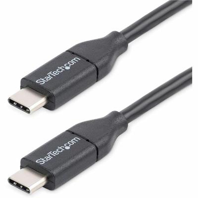 StarTech.com USB-C Cable - M/M - 0.5 m - USB 2.0 - 1.64 ft USB-C Data Transfer Cable for Notebook, Chromebook, MacBook, Computer, Smartphone, Wall Charger, Car Charger, Power Bank - First End: 1 x 24-pin USB 2.0 Type C - Male - Second End: 1 x 24-pin