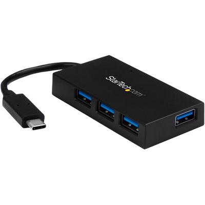 StarTech.com 4-port USB 3.0 Hub - USB Type C - External - 4 USB Port(s) - 4 USB 3.0 Port(s) - PC - TAA Compliant