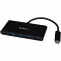 StarTech.com 4-Port USB-C Hub with Power Delivery - USB-C to 4x USB-A - USB 3.0 Hub - USB Type C - External - 4 USB Port(s) - 4 USB 3.0 Port(s) - PC, Mac
