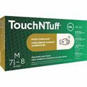 Ansell TouchNTuff Disposable Gloves - 5 mil Thickness - Medium Size - White - Powdered, Comfortable - For Laboratory Application, Food - 100/Box - 1 Each