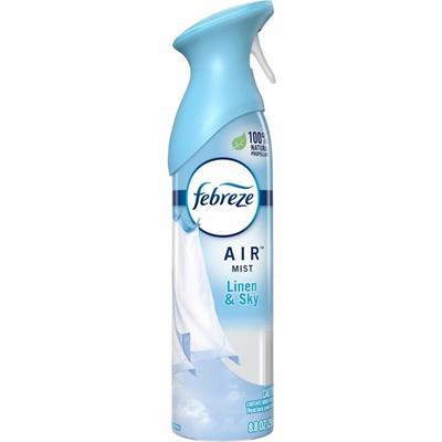 Febreze Odor-Fighting Air Freshener - Spray - 8.8 fl oz (0.3 quart) - Linen & Sky - Odor Neutralizer, VOC-free - 1 Each
