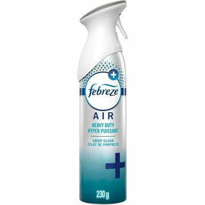 Febreze Air Freshener Spray - Spray - 8.8 fl oz (0.3 quart) - Crisp Clean - Odor Neutralizer, VOC-free, Heavy Duty - 1 Each