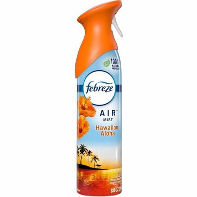 Febreze Air Freshener Spray - Spray - 8.5 fl oz (0.3 quart) - Hawaiian Aloha - Odor Neutralizer, VOC-free - 1 Each