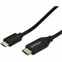 StarTech.com USB-C to Micro-B Cable - M/M - 2 m (6 ft.) - USB 2.0 - 6.56 ft USB Data Transfer Cable for Hard Drive, Cellular Phone, Tablet, Notebook, Desktop Computer, External Hard Drive, Wall Charger, Car Charger, Power Bank - First End: 1 x 24-pin