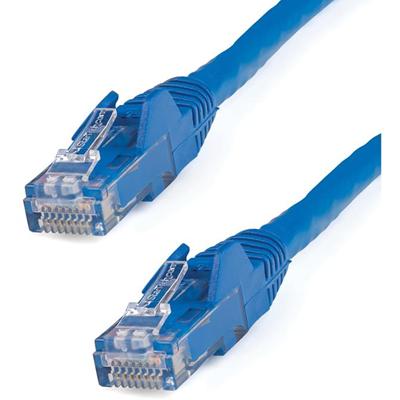 StarTech.com Cat6 Patch Cable - 12 ft Category 6 Network Cable for Network Device, Workstation, Hub, Wall Outlet, Docking Station, Desktop Computer, Distribution Panel, IP Phone - First End: 1 x RJ-45 Network - Male - Second End: 1 x RJ-45 Network - 