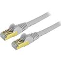 StarTech.com Cat6a Ethernet Patch Cable - Shielded (STP) - 9 ft., Gray - 9 ft Category 6a Network Cable for Docking Station, Network Device, Notebook, Desktop Computer, Hub, Switch, Router, Print Server, Patch Panel, PoE-enabled Device, VoIP Device -