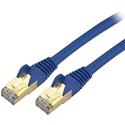 StarTech.com Cat6a Ethernet Patch Cable - Shielded (STP) - 8 ft., Blue - 8 ft Category 6a Network Cable for Docking Station, Network Device, Notebook, Desktop Computer, Hub, Switch, Router, Print Server, Patch Panel, PoE-enabled Device, VoIP Device -