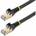 StarTech.com Cat6a Ethernet Patch Cable - Shielded (STP) - 6 ft., Black - 6 ft Category 6a Network Cable for Docking Station, Network Device, Notebook, Desktop Computer, Hub, Switch, Router, Print Server, Patch Panel, PoE-enabled Device, VoIP Device 