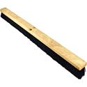 Genuine Joe Hardwood Block Broomhead - 2.75" Tampico Fiber Bristle - 36" Overall Length - Brown, Black - 1 Each