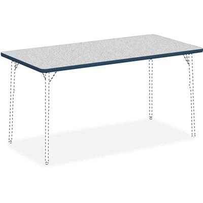 Lorell Classroom Activity Tabletop - Gray Nebula, High Pressure Laminate (HPL) Rectangle Top - 60" Table Top Width x 30" Table Top Depth x 1.13" Table Top Thickness - Classroom - 1 Each