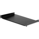 StarTech.com 1U Rack Shelf - 10 in. Deep - For Server, A/V Equipment, LAN Switch, Patch Panel - 1U Rack Height - Rack-mountable - Black - Steel - 44.20 lb Static/Stationary Weight Capacity - TAA Compliant