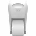 LoCor Top-Down Bath Tissue Dispenser - 300 x Sheet - 7.4" Height x 7.2" Width x 13.5" Depth - White - 1 Each
