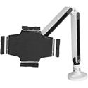 StarTech.com Mounting Arm for Tablet, iPad - White - TAA Compliant - Height Adjustable - 1 Display(s) Supported - 11" Screen Support - 2.20 lb Load Capacity - Steel, Plastic - 1 Each