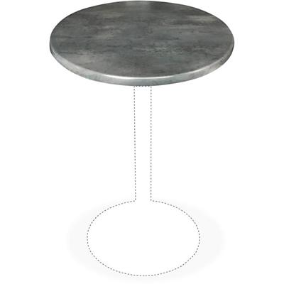 Holland Bar Stools Utility Table Top - Round Top - 36" Table Top Diameter - Black Steel - 2 / Carton