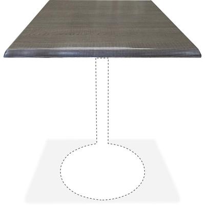 Holland Bar Stools Utility Table Top - Charcoal Square Top - 36" Table Top Length x 36" Table Top Width - 2 / Carton