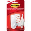 Command Spring Clip - 8 oz (226.8 g) Capacity - Plastic - White - 1 Pack