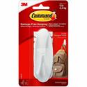 Command Large Designer Hook - 5 lb (2.27 kg) Capacity - Plastic - White - 1 Pack