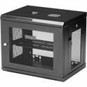 StarTech.com 9U Wall-Mount Server Rack Cabinet - 15 in. Deep - For Server, LAN Switch, Patch Panel - 9U Rack Height14.60" Rack Depth - Wall Mountable Enclosed Cabinet - 2 Post - Black - Steel Mesh, Steel - 198.42 lb Maximum Weight Capacity - 198.42 l