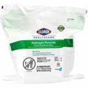 Clorox Healthcare Clorox Healthcare Hydrogen Peroxide Cleaner Disinfectant Wipes Bucket Refill - 11" Length x 12" Width - Recommended For: Soap Scum Remover - Pre-moistened, Disinfectant, Deodorize, Anti-bacterial - White - 185/Pack - 1 Each