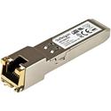 StarTech.com SFP (mini-GBIC) Module - For Data Networking - 1 x RJ-45 Duplex 1000Base-TX Network LAN - Twisted Pair1.25 Gigabit Ethernet - 1000Base-TX - Hot-swappable - 1 Each