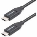 StarTech.com USB-C to USB-C Cable - M/M - 3 m (10 ft.) - USB 2.0 - 9.84 ft USB-C Data Transfer Cable for Smartphone, Notebook, MacBook, Chromebook, Wall Charger, Computer - First End: 1 x 24-pin USB 2.0 Type C - Male - Second End: 1 x 24-pin USB 2.0 