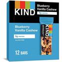 KIND Blueberry Vanilla Cashew Nut Bars - Trans Fat Free, High-fiber, Low Sodium, Dairy-free, Gluten-free, Peanut-free - Blueberry Vanilla Cashew - 1.41 oz - 1 Box