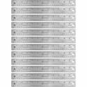 Westcott Stainless Steel Rulers - 12" Length x 1" Width - 1/16, 1/32 Graduations - Metric, Imperial Measuring System - Stainless Steel - Stainless Steel - 12 / Box