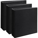 Avery&reg; Durable View Binders - EZD Rings - 3" Binder Capacity - Letter - 8 1/2" x 11" Sheet Size - 670 Sheet Capacity - 3 Ring(s) - Fastener(s): D-Ring - Pocket(s): 4, Internal - Poly - Black - Recycled - Easy Insert Spine, Exposed Rivet, Gap-free