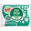 Scotch-Brite Scrub Dots Heavy-duty Scrub Sponge - 2.5" Height x 6.2" Width x 4.7" Depth - 1 Pack - Green
