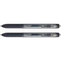 Paper Mate InkJoy Gel Pen - 0.77 mm Pen Point - Retractable - Black Ink - Blue Barrel - 2 / Pack