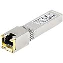 StarTech.com MSA Compliant SFP+ Transceiver Module - 10GBASE-T - For Data Networking - 1 x RJ-45 Duplex 10GBase-T Network LAN - Twisted Pair10 Gigabit Ethernet - 10GBase-T - Hot-pluggable, Hot-swappable - 1 Each