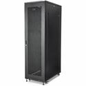 StarTech.com 42U Server Rack Cabinet - Equipment Rack - 36in Deep Enclosure - For Server - 42U Rack Height - Black - Steel, Mesh - 1999.59 lb Maximum Weight Capacity - 1999.59 lb Static/Stationary Weight Capacity