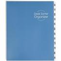 Smead Letter Recycled Organizer Folder - 8 1/2" x 11" - 12 Divider(s) - Blue - 35% Recycled - 1 Each