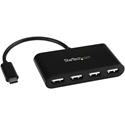 StarTech.com 4-Port USB-C Hub - Mini Hub - USB-C to 4x USB-A - USB 2.0 - USB Type C - External - 4 USB Port(s) - 4 USB 2.0 Port(s) - Mac, PC, Linux