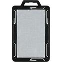 Advantus RFID Blocking Badge Holder - Support 2.13" x 3.38" Media - Vertical - Plastic - Black/Clear - 20 / Pack