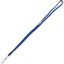 Advantus Metal Clasp Flat Breakaway Lanyard - 36" Length - Blue - Metal - 24 / Box
