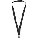 Advantus Plastic Hook Flat Breakaway Lanyard - 36" Length - Black - Plastic - 12 / Pack