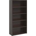 Lorell Prominence 2.0 Bookcase - 69" Height x 34" Width x 12" Depth, x 1" Thickness Top - 0 Door(s) - 5 Shelve(s) - Band Edge - Material: Particleboard - Finish: Laminate - 1 Each