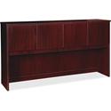 Lorell Prominence 2.0 Hutch - 39" Height x 72" Width x 16" Depth - 4 Door(s) - Material: Particleboard - Finish: Laminate - 1 Each