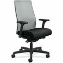HON Ignition HIWMMKD Task Chair - Black Seat Color - Fabric Seat Material - Fog Back Color - Ilira-stretch Back Material - Black Frame Color - Mid Back - 5-star Base - 1 Each