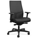 HON Ignition HIWMMKD Task Chair - Black Seat Color - Fabric Seat Material - Black Back Color - Ilira-stretch Back Material - Black Frame Color - Mid Back - 5-star Base - 1 / Pack