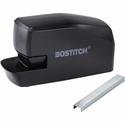 Bostitch 20-sheet Electric Stapler - Staples Upto 20 Sheet - Holds Upto 105 Staple - Half Strip - 4 x AA - Black - 1 Each