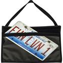 C-Line License Plate Holder - Support 13" x 8.50" Media - 9.3" Width x 14" Length - Vinyl - Clear, Black, Black - 1 Each
