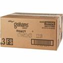 Kellogg's Grahams Honey Crackers - Individually Wrapped - Honey - 0.49 oz - 2/Pack - 200 / Carton