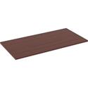 Lorell Relevance Series Tabletop - 59.9" Width x 29.5" Depth x 1" Thickness Table Top - Straight Edge - Finish: Mahogany, Laminate - 1 Each