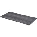 Lorell Relevance Series Tabletop - 59.9" Width x 29.5" Depth x 1" Thickness Table Top - Straight Edge - Finish: Charcoal, Laminate - 1 Each