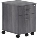 Lorell Relevance Series 2-Drawer File Cabinet - 22.9" Height x 15.7" Width x 19.9" Depth - Total Drawer(s): 2 - Finish: Weathered Charcoal, Laminate - 1 Each