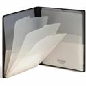 Smead Organized Up Letter Organizer Folder - 8 1/2" x 11" - 50 Sheets Capacity - 8 Pocket(s) - Black - 1 Each