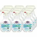 Clorox Healthcare Fuzion Cleaner Disinfectant Spray - Ready-To-Use - 32 fl oz (1 quart) - Low Odor, Odor Neutralizer, Easy to Use - Translucent Bottle - 9 / Carton