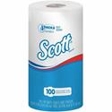 Scott Kitchen Roll Towels - 1 Ply - 102 Sheets/Roll - 1 4/5" Core - White - Paper - 24 / Carton